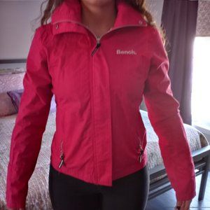 Hot Pink Bench Rain/Wind Breaker Jacket